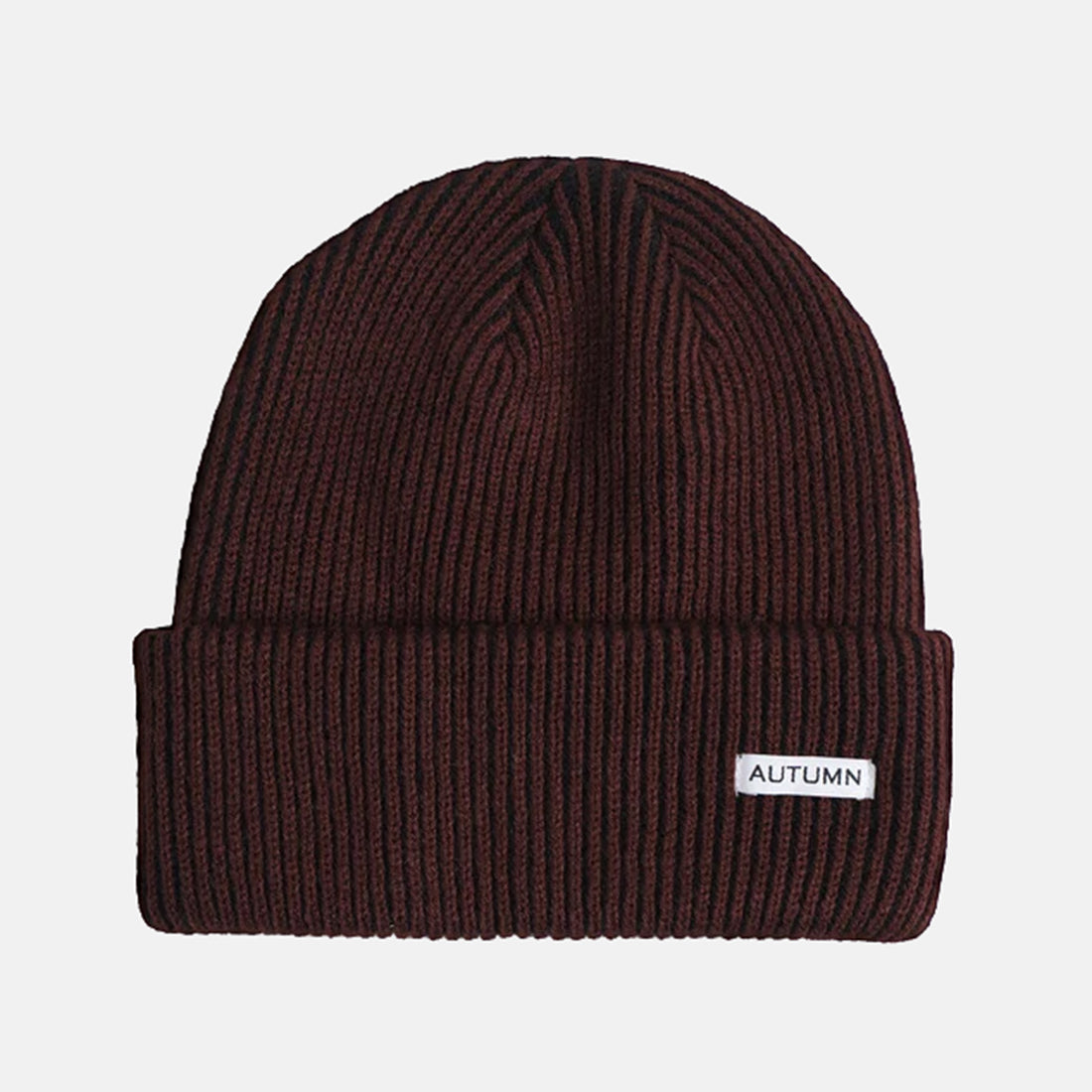 Autumn Cord Beanie - Oxblood