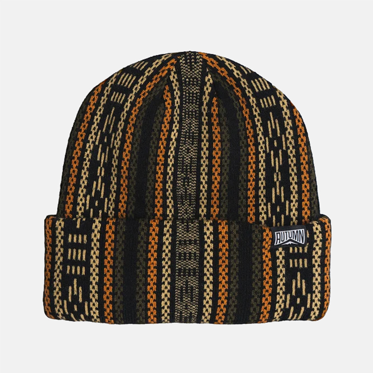 Autumn Knapsack Beanie - Black