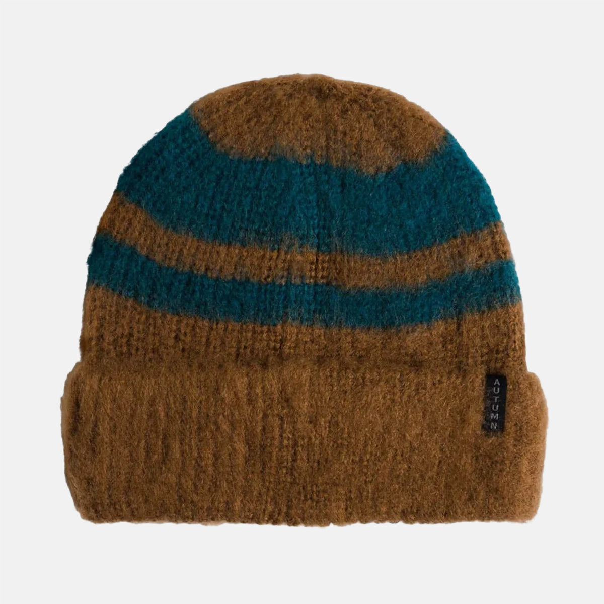 Autumn Sport Stripe Beanie - Dirt