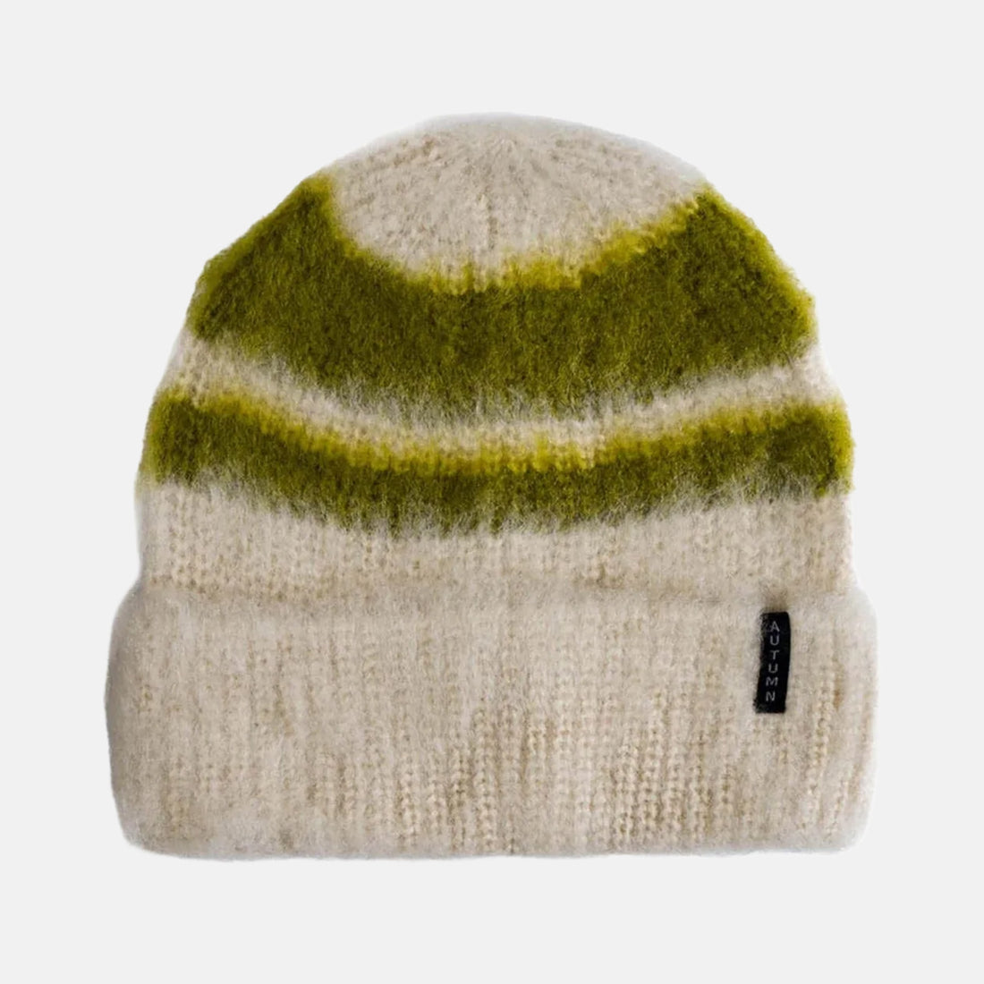 Autumn Sport Stripe Beanie - Natural