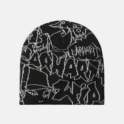 Carhartt WIP Blinkerfluid Beanie - Black / Wax