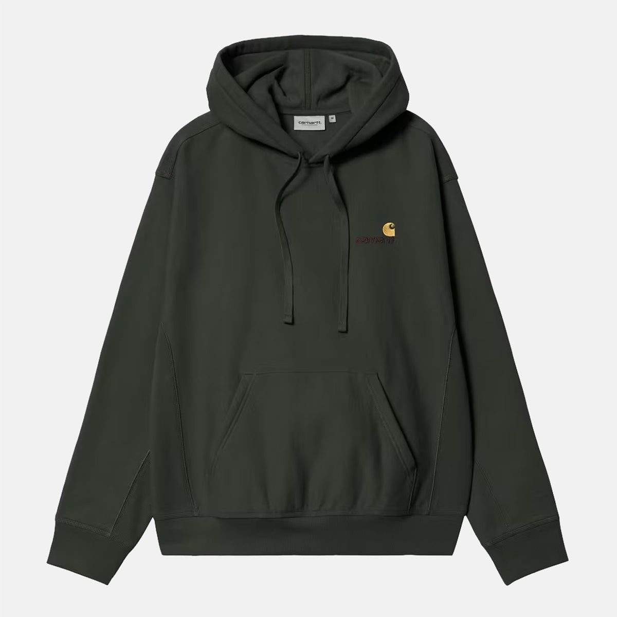Carhartt WIP Hooded American Script Sweat - Raven