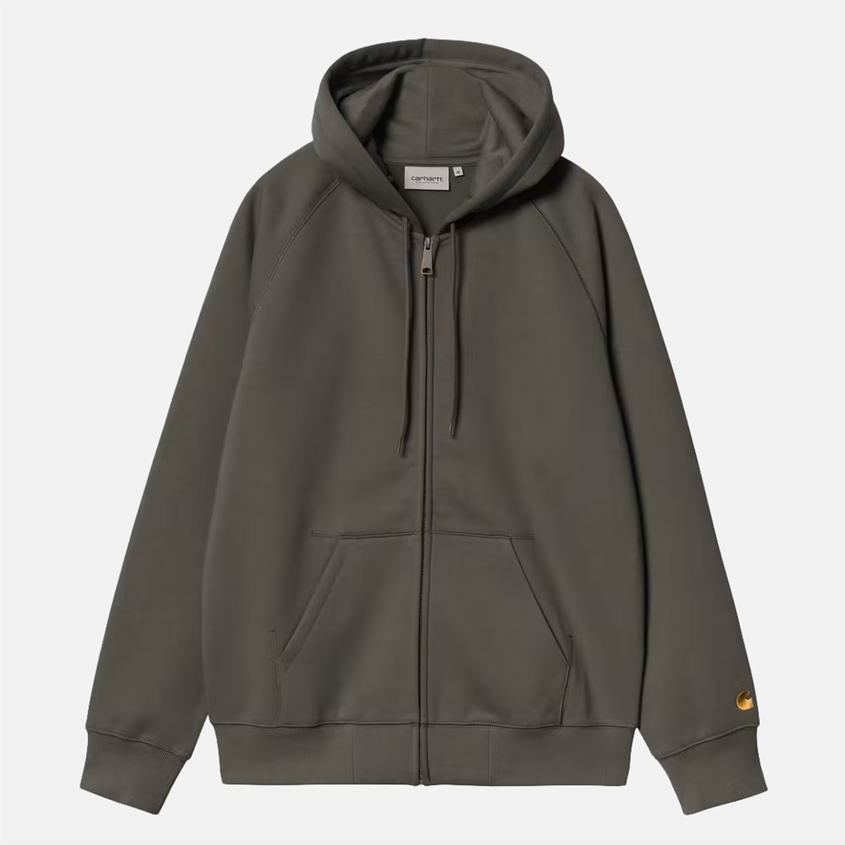Carhartt WIP Hooded Chase Jacket - Shungite / Gold