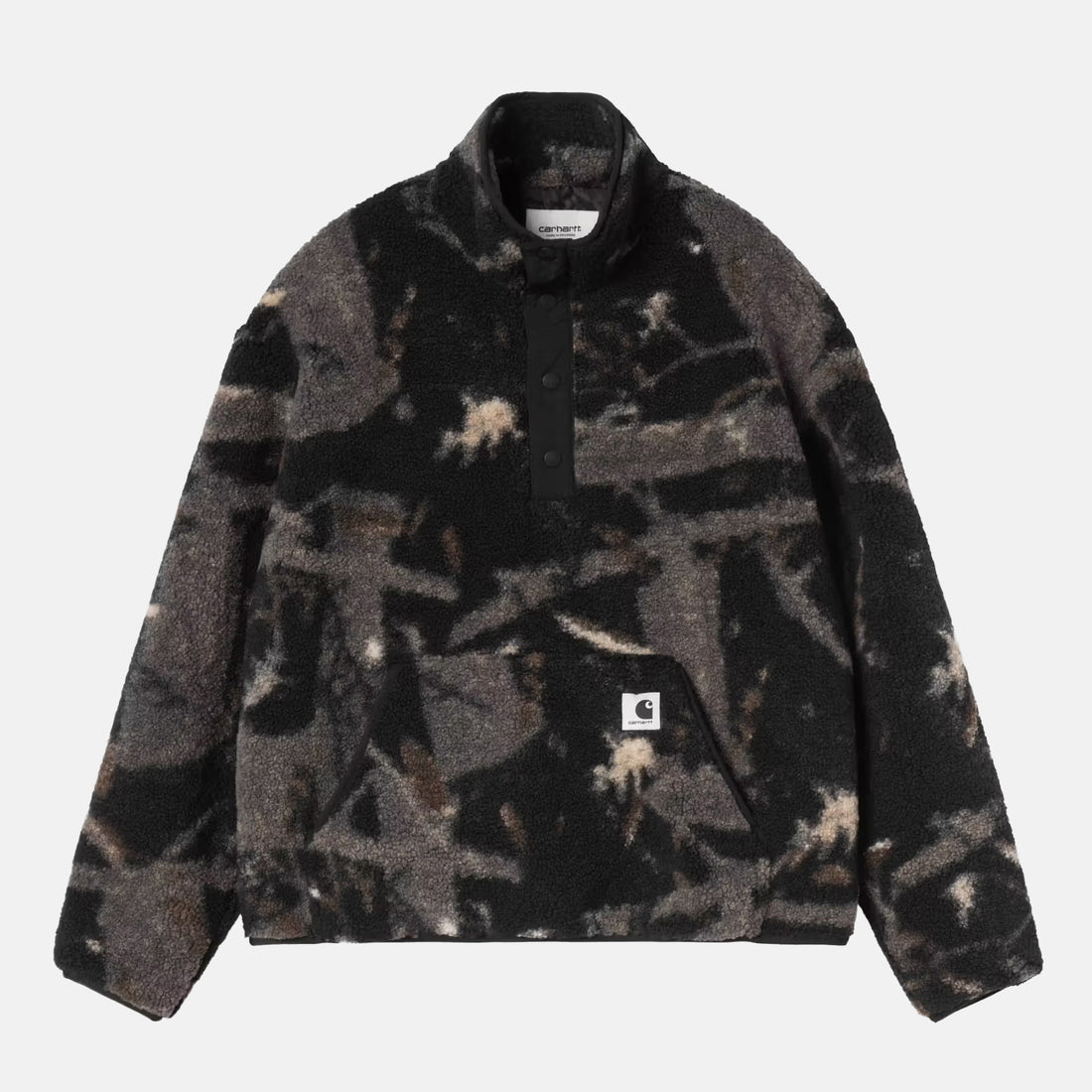 Carhartt WIP W´ Elliot High Neck Liner - Camo Feather Tree, Black / Black