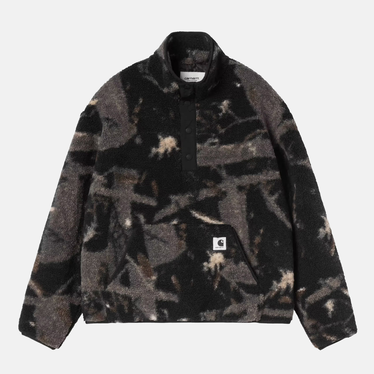Carhartt WIP W´ Elliot High Neck Liner - Camo Feather Tree, Black / Black