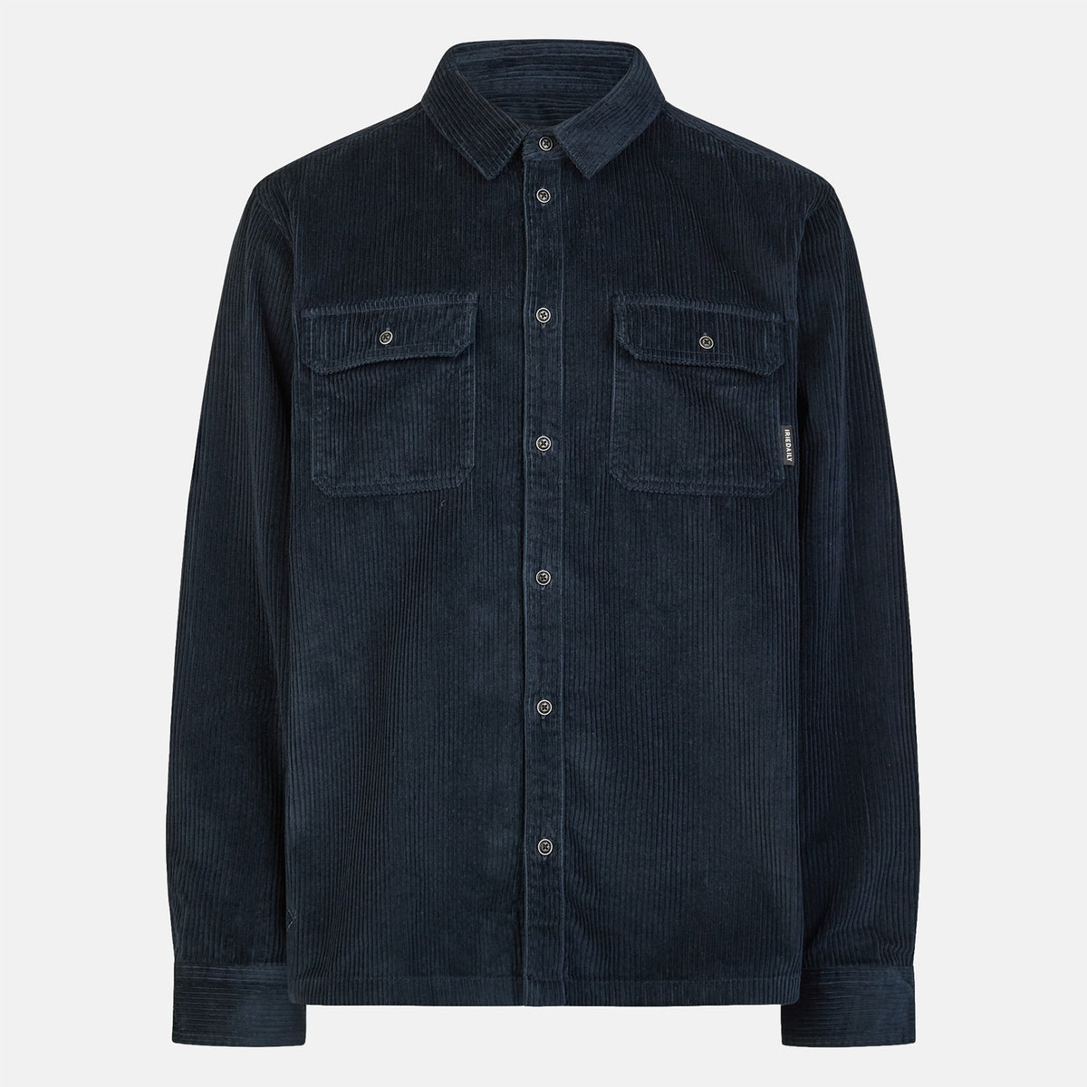 Iriedaily Bubble Cord Shirt - Dark Orion