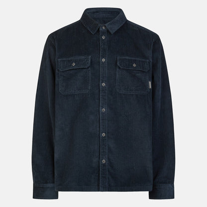 Iriedaily Bubble Cord Shirt - Dark Orion