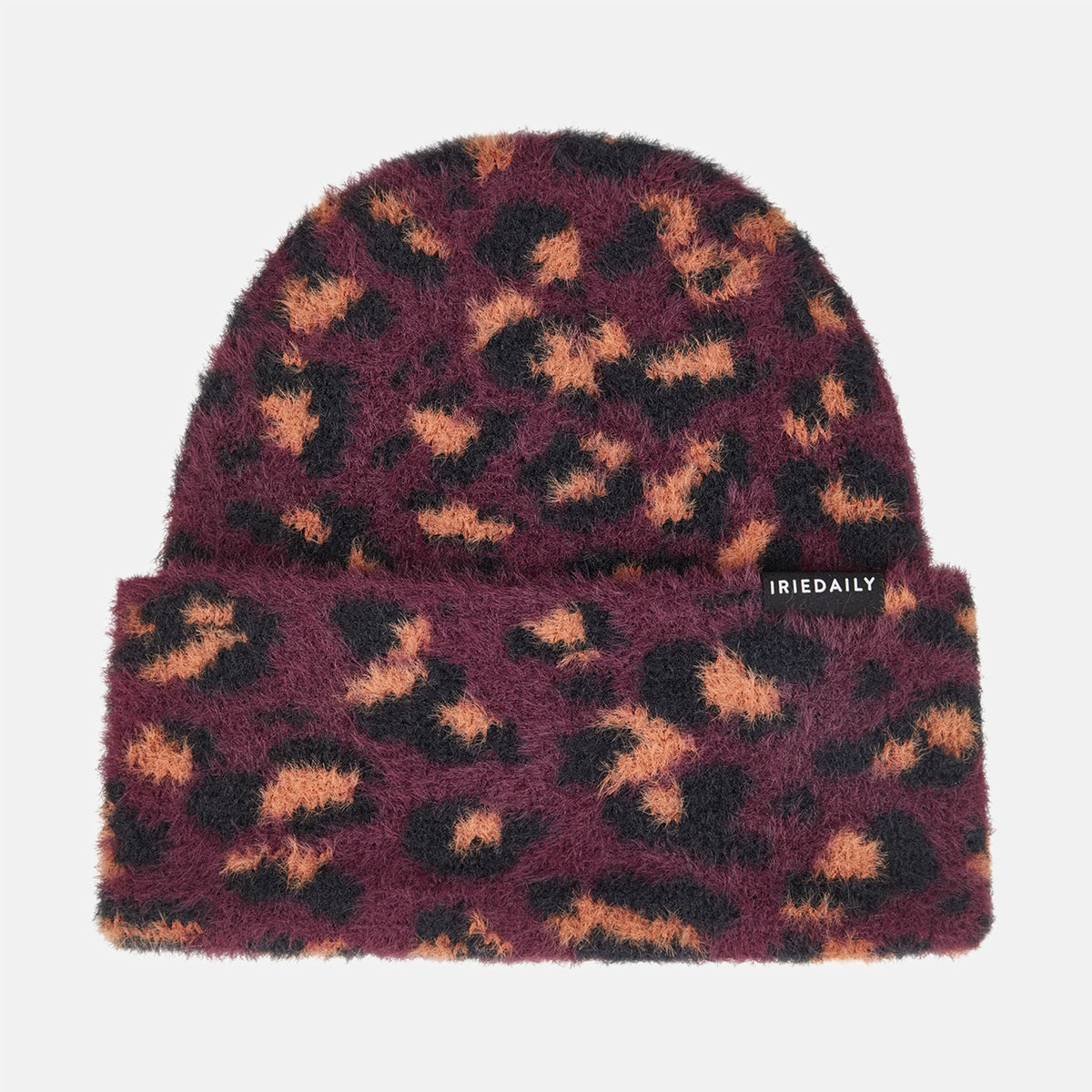Iriedaily Fuzzy Feather Beanie - Leo Brown