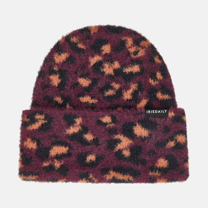 Iriedaily Fuzzy Feather Beanie - Leo Brown