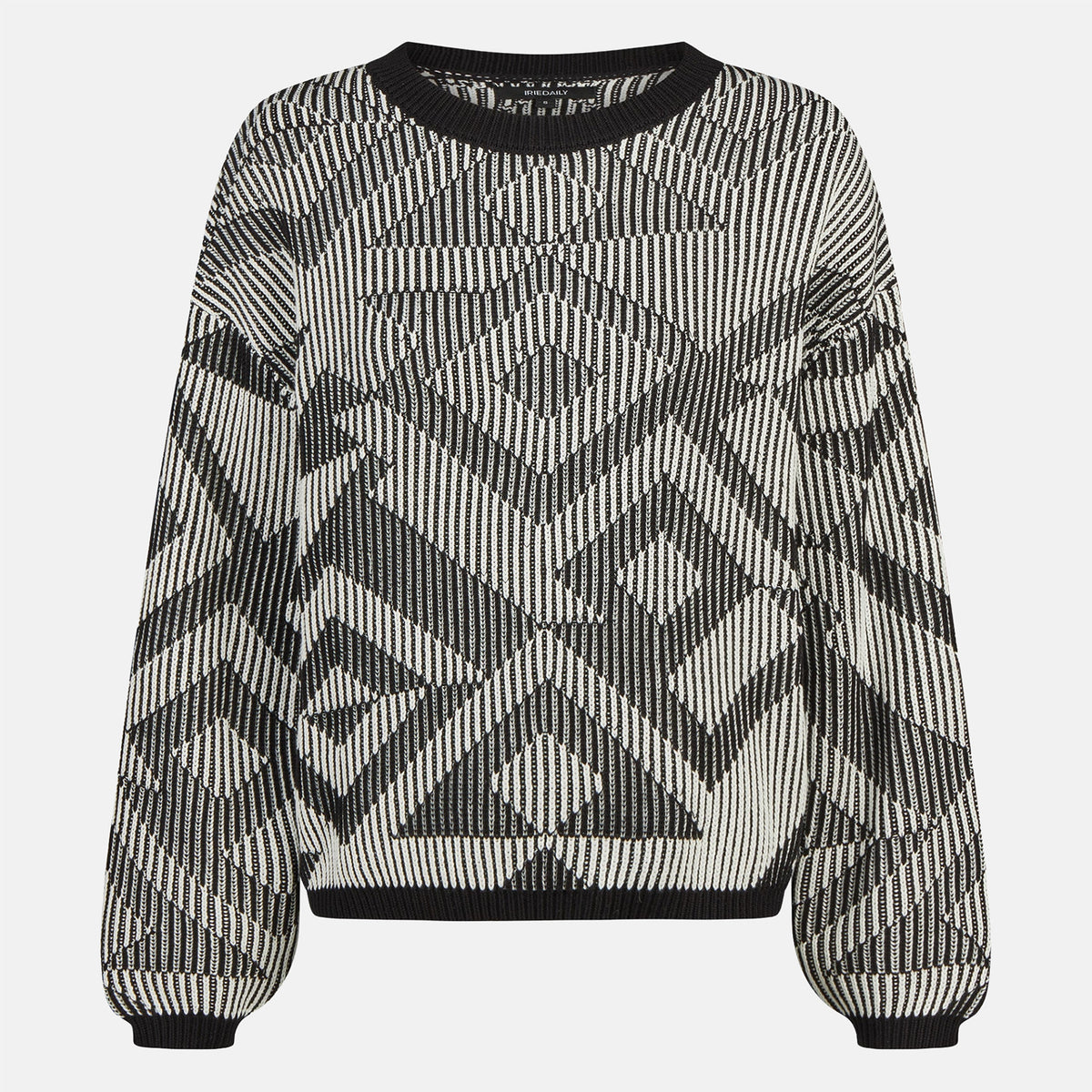 Iriedaily W´ Ribby Knit - Black / White