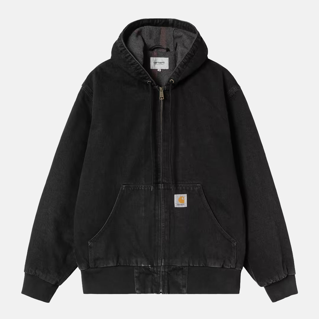 Carhartt WIP OG Active Denim Jacket - Black Stone Washed