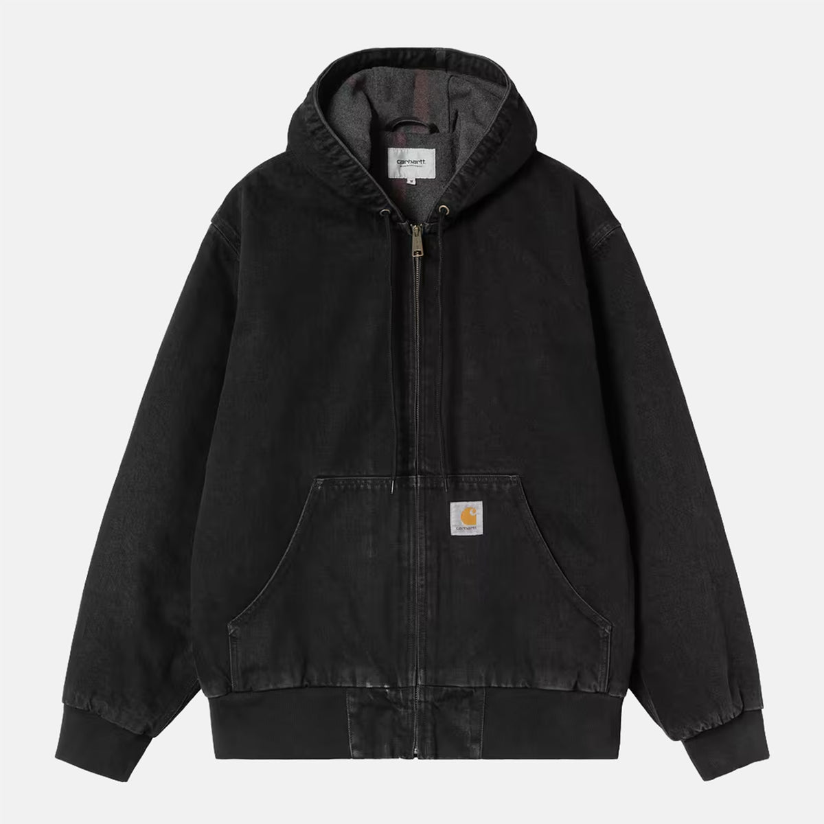 Carhartt WIP OG Active Denim Jacket - Black Stone Washed