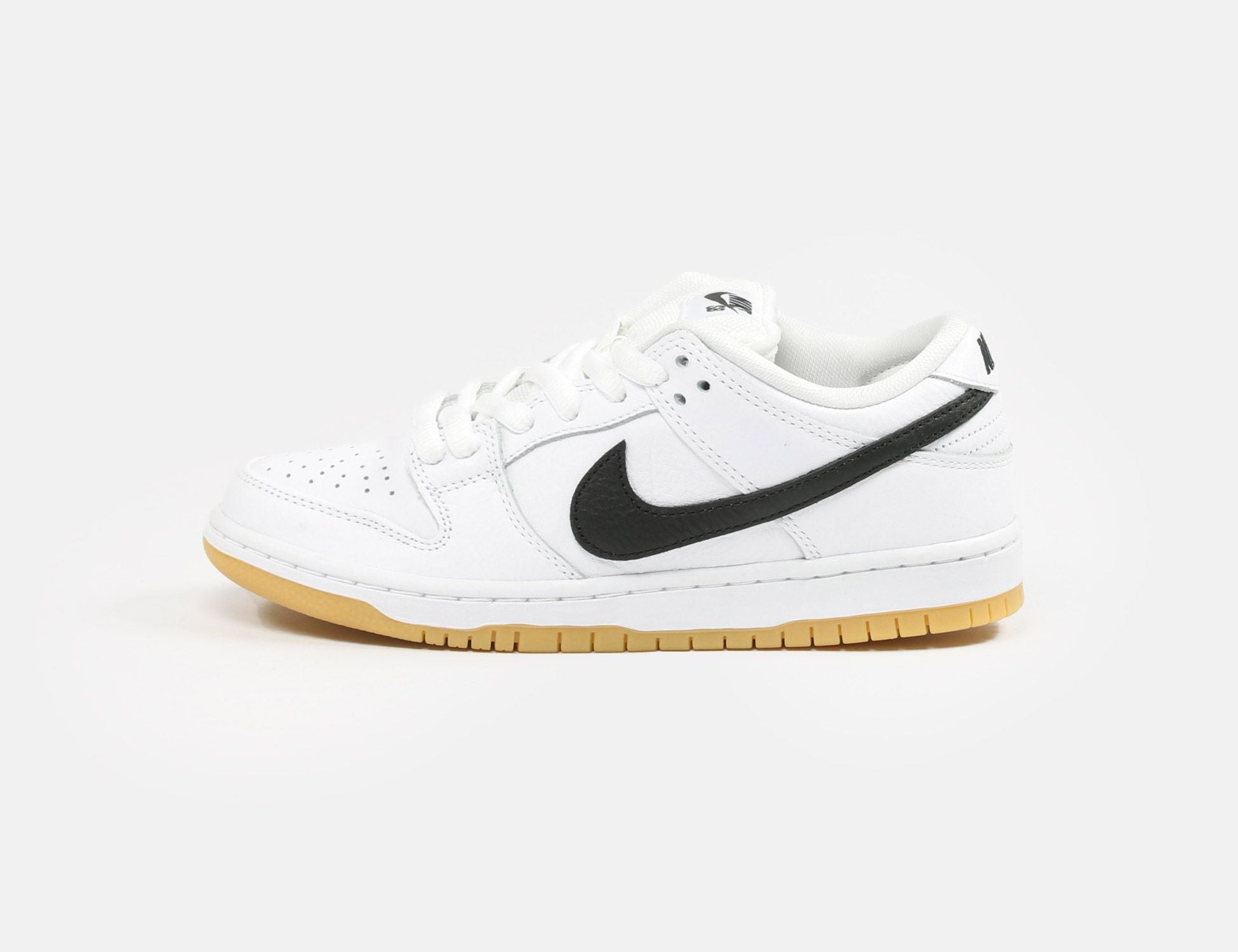 Nike SB Dunk Low Pro - White / Black - Blowout Skateshop