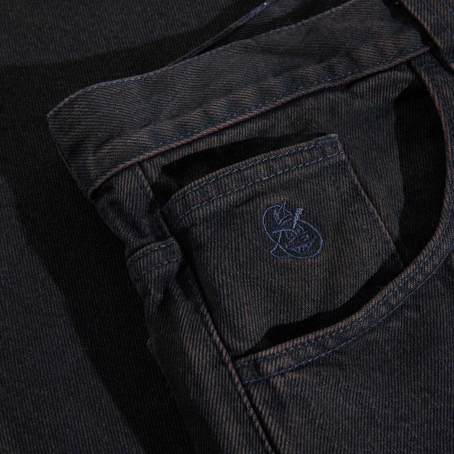 Polar Skate Co. 93! Denim Pants  - Brown Blue - Blowout Skateshop