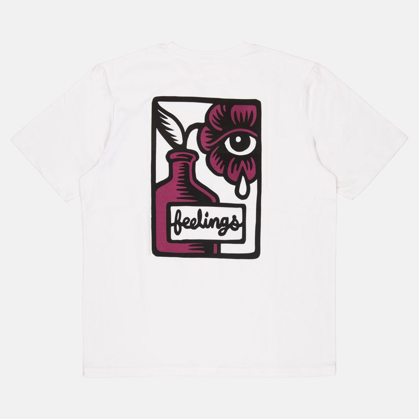 And Feelings Flower T-Shirt - White - Blowout Skateshop