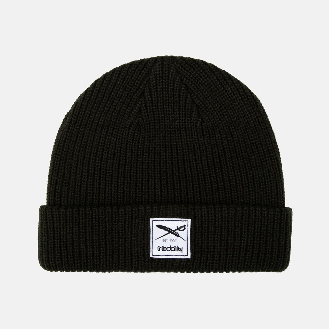 Iriedaily Kreuzkoelln Beanie - Black - Blowout Skateshop