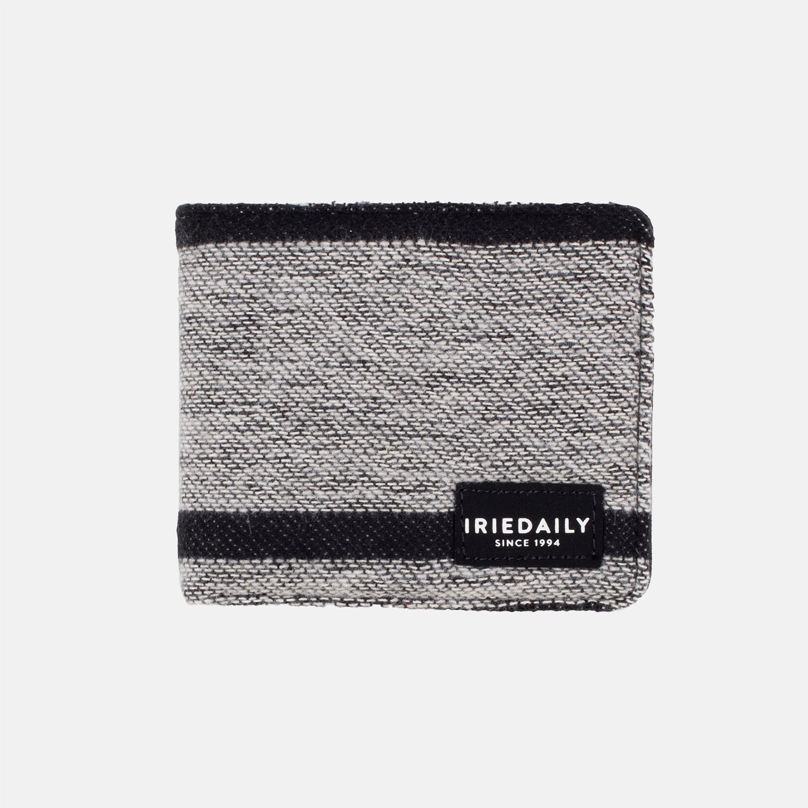 Iriedaily Santania Wallet - Black / White - Blowout Skateshop