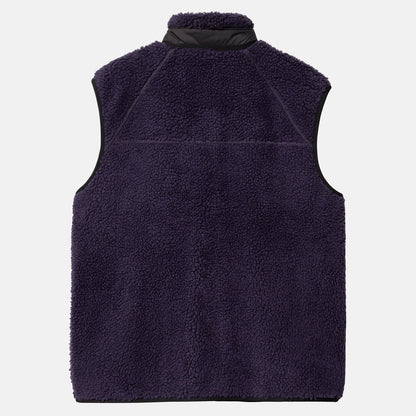 Carhartt WIP Prentis Liner Fleece Vest - Aura / Black - Blowout Skateshop