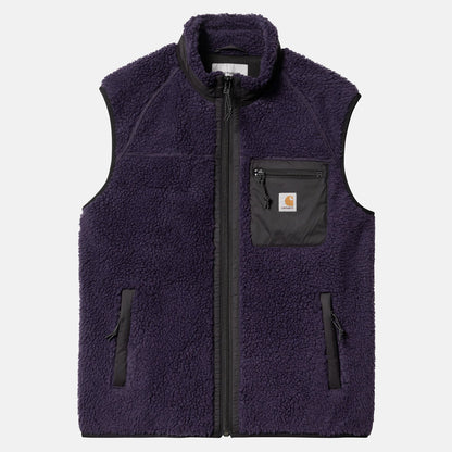 Carhartt WIP Prentis Liner Fleece Vest - Aura / Black - Blowout Skateshop