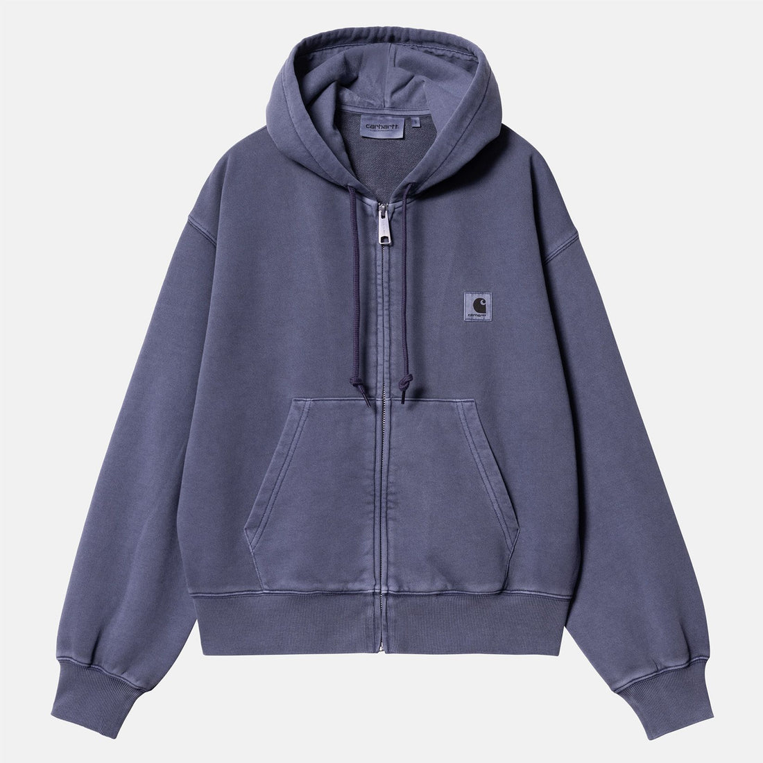 Carhartt WIP Women Nelson Zip-Hoodie - Aura - Blowout Skateshop