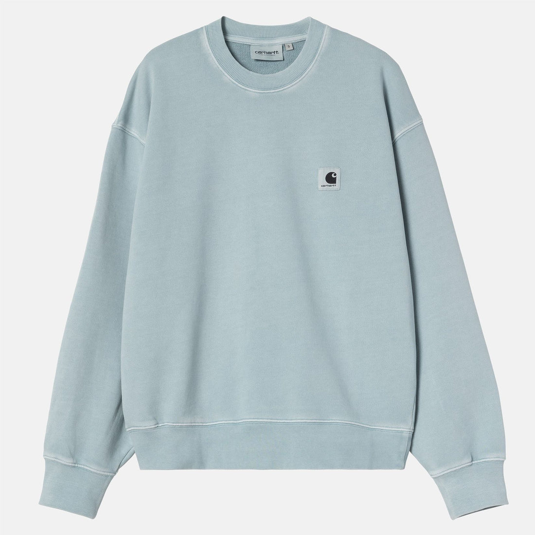 Carhartt WIP Women Nelson Crewneck - Dusty Ice - Blowout Skateshop