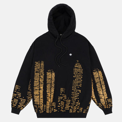 Magenta Downtown Hoodie - Black - Blowout Skateshop