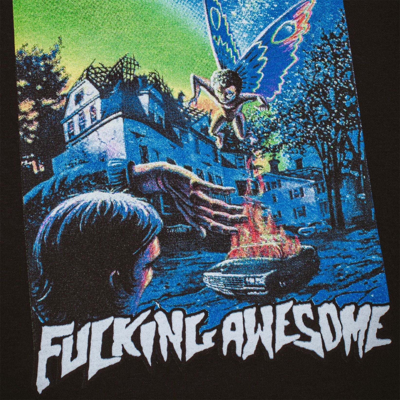 Fucking Awesome Hawthrone T-Shirt - Black - Blowout Skateshop