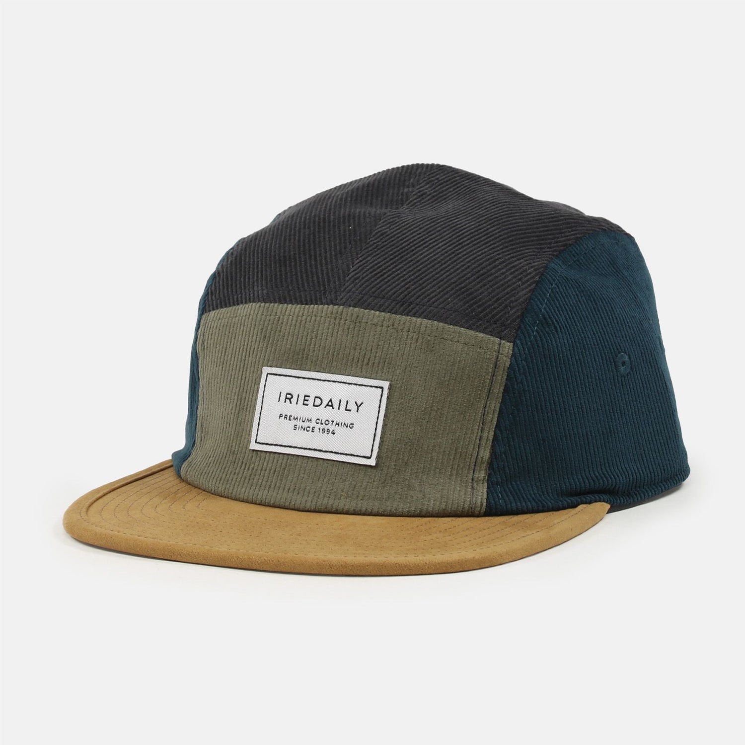 Iriedaily Corvin 5 Panel Cap - Hunter - Blowout Skateshop