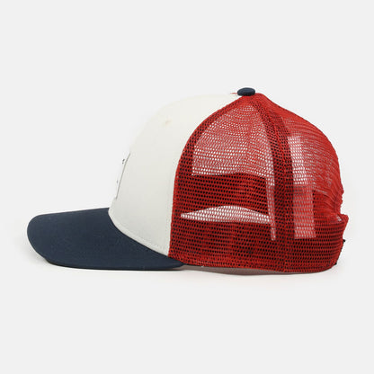 Iriedaily Daily Flag Mesh Cap - Navy / Red - Blowout Skateshop