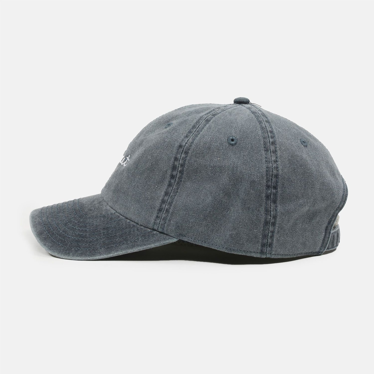 Blowout Script Cap - Washed Navy - Blowout Skateshop