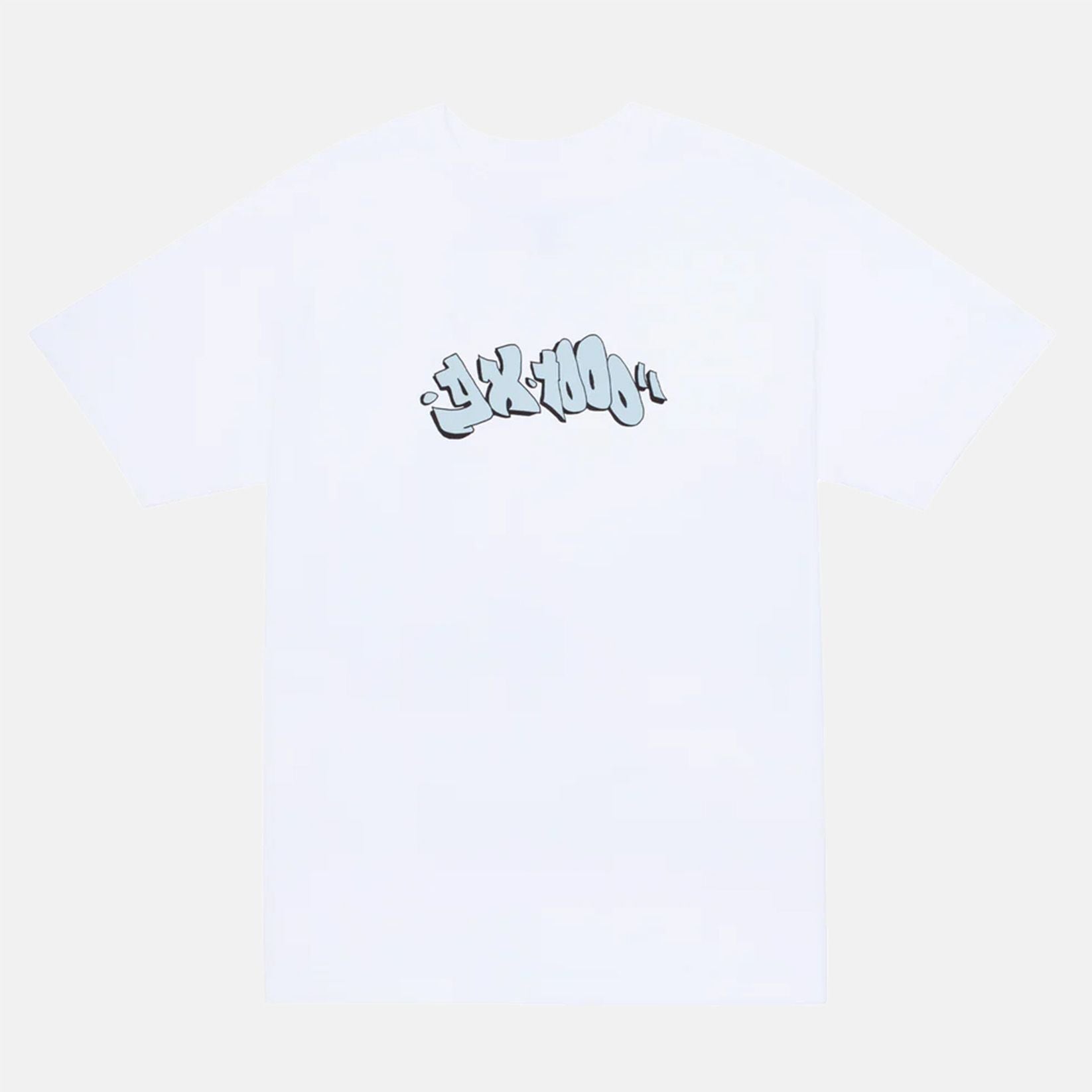 GX1000 Bold T-Shirt - White - Blowout Skateshop