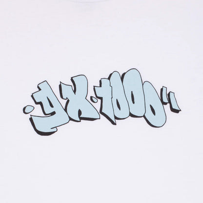 GX1000 Bold T-Shirt - White - Blowout Skateshop