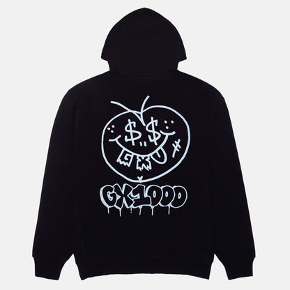 GX1000 Face Plant Hoodie - Black - Blowout Skateshop