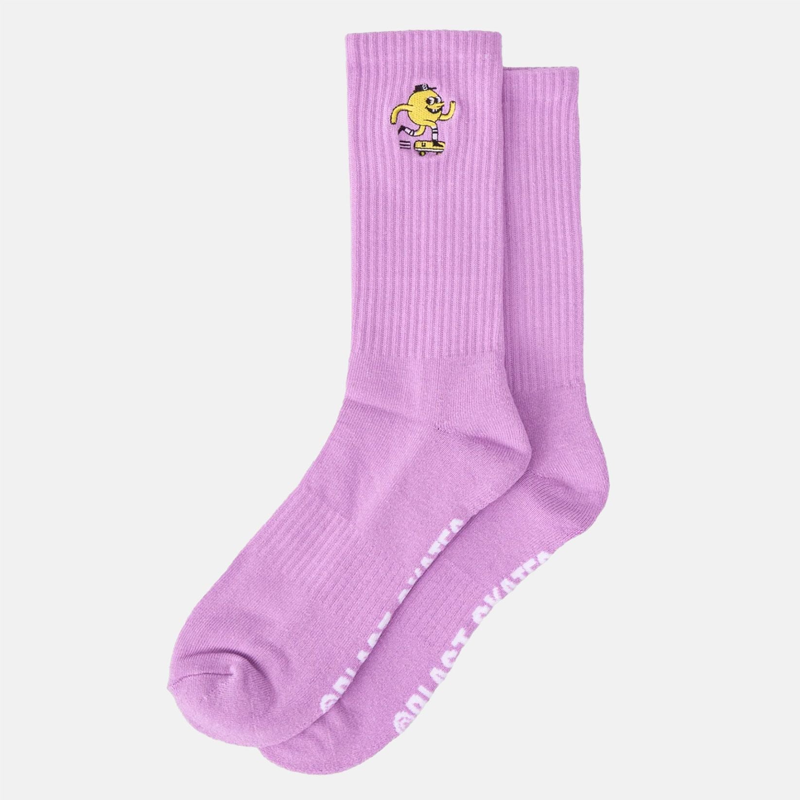 Blast Skates Embroidered Mascot Socke - Lilac - Blowout Skateshop