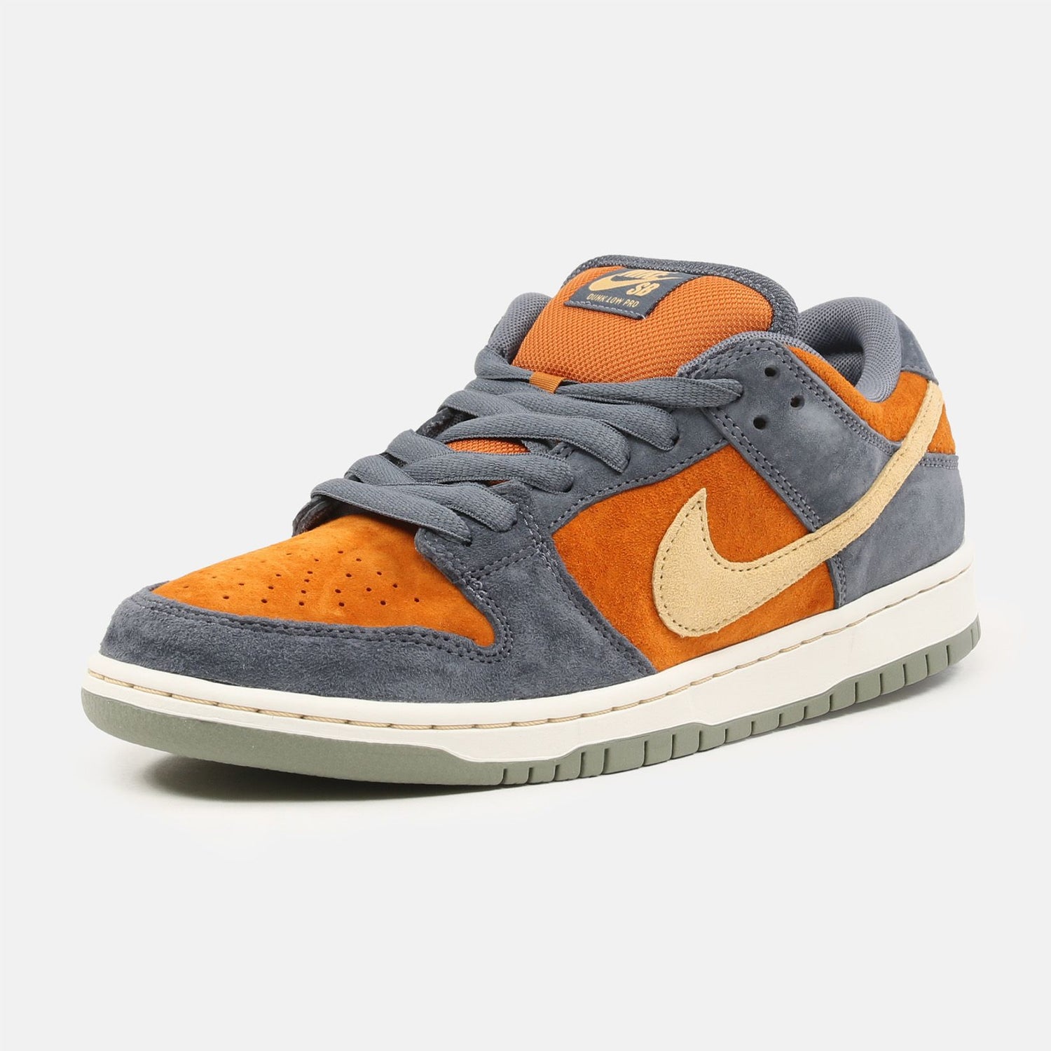 Nike SB Dunk Low Pro - Light Carbon / Sesame Monarch - Blowout Skateshop