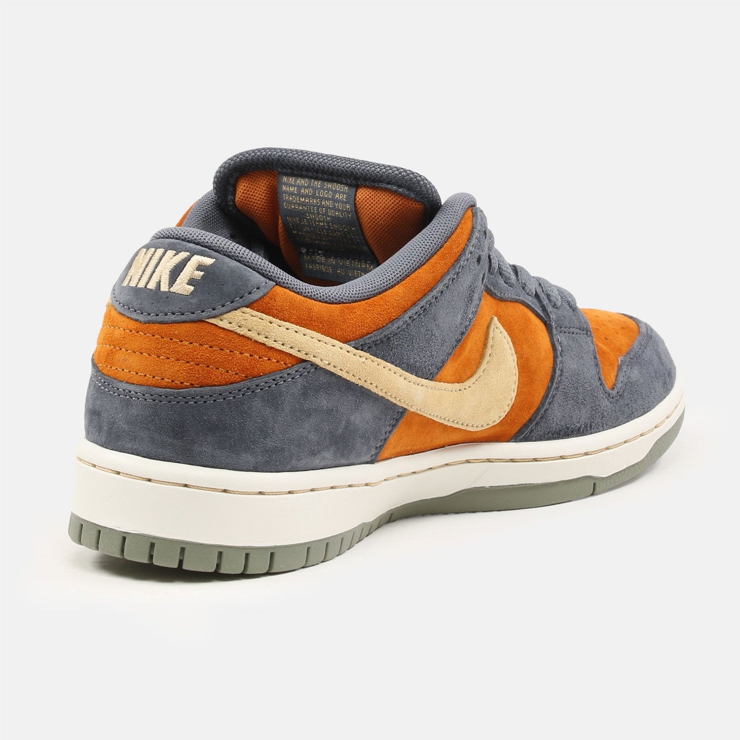 Nike SB Dunk Low Pro - Light Carbon / Sesame Monarch - Blowout Skateshop