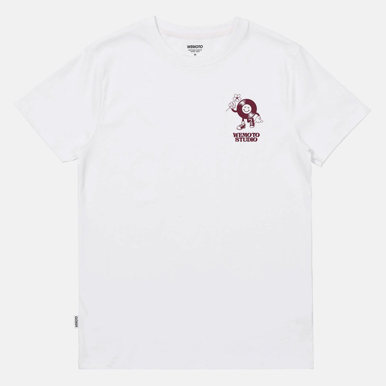 Wemoto Record T-Shirt - White - Blowout Skateshop