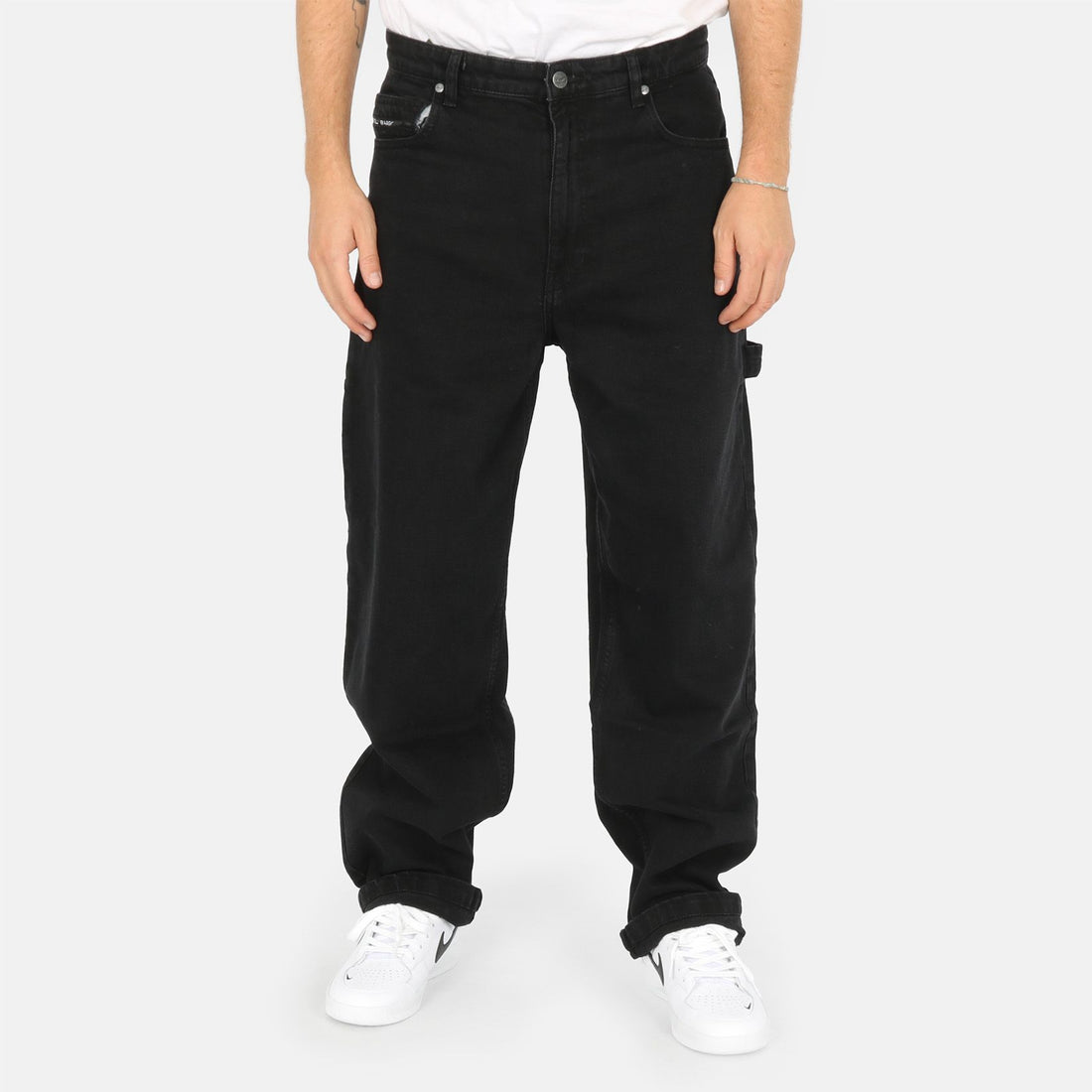 Reell Jeans Baggy Worker Baggy Pant - Classic Black Wash - Blowout Skateshop