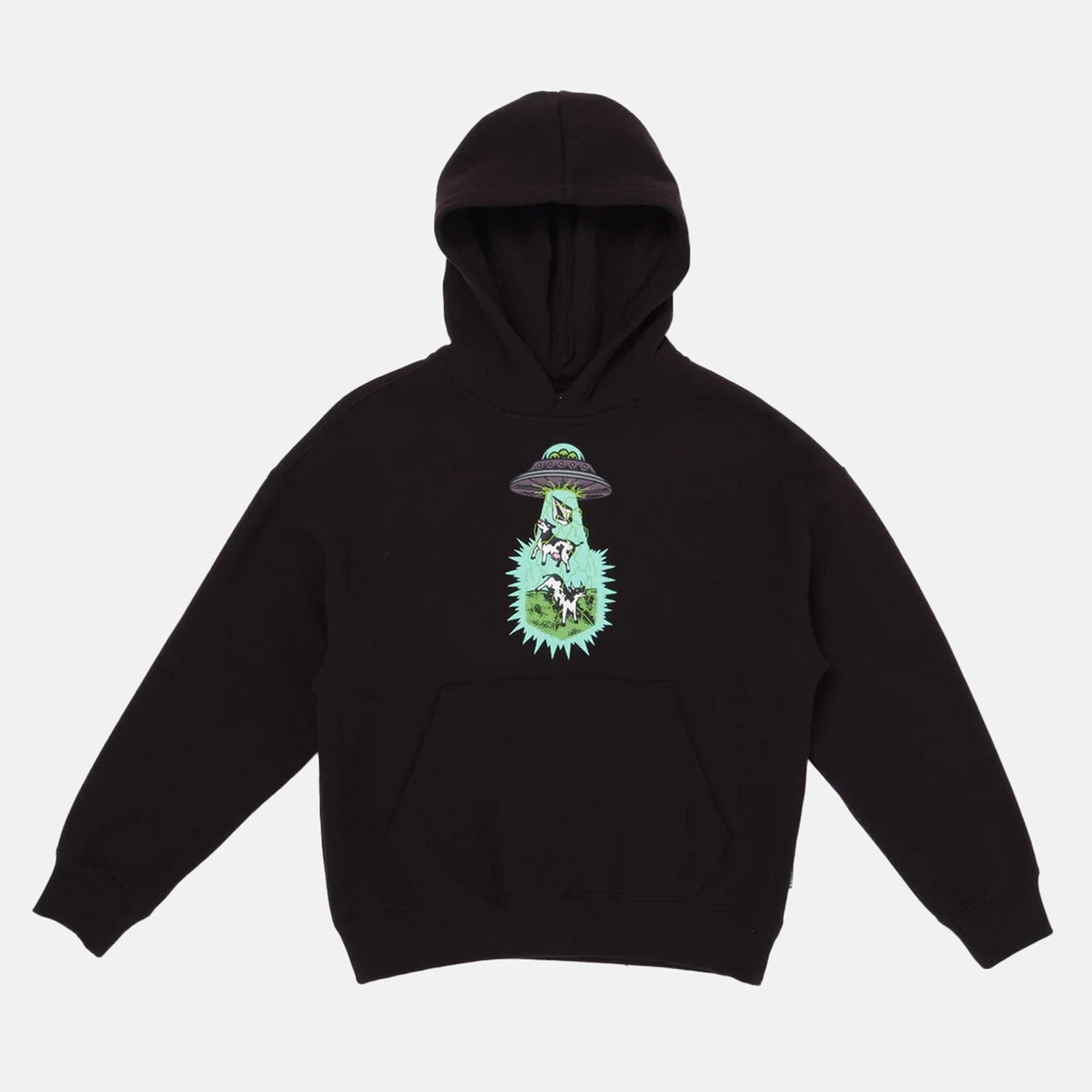 Volcom Udder Space Hoodie - Black - Blowout Skateshop