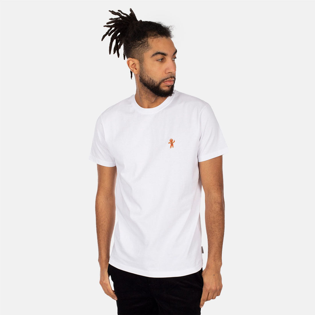 Iriedaily Cookieman Emblem T-Shirt - White - Blowout Skateshop