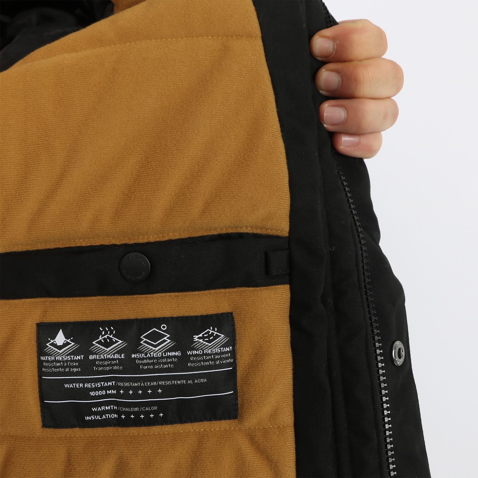 Volcom Stoke Stone 2 10k Jacke - Black