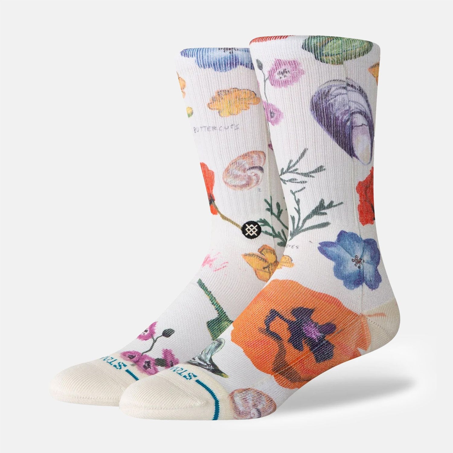 Stance California Native Crew Socke - Canvas