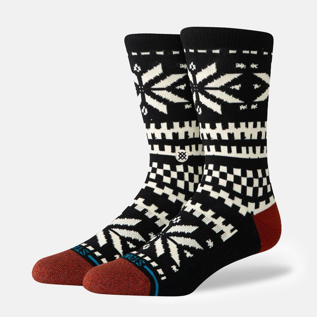 Stance Flake Crew Socke - Black - Blowout Skateshop