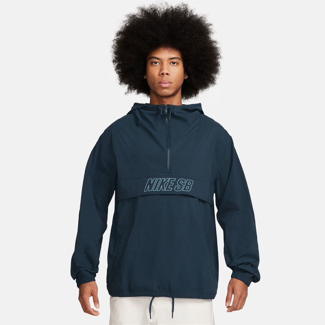 Nike SB Essential Anorak Jacke - Midnight Navy - Blowout Skateshop