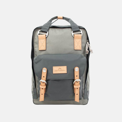 Doughnut Macaroon Euro Series Rucksack - Grey x Dark Grey - Blowout Skateshop