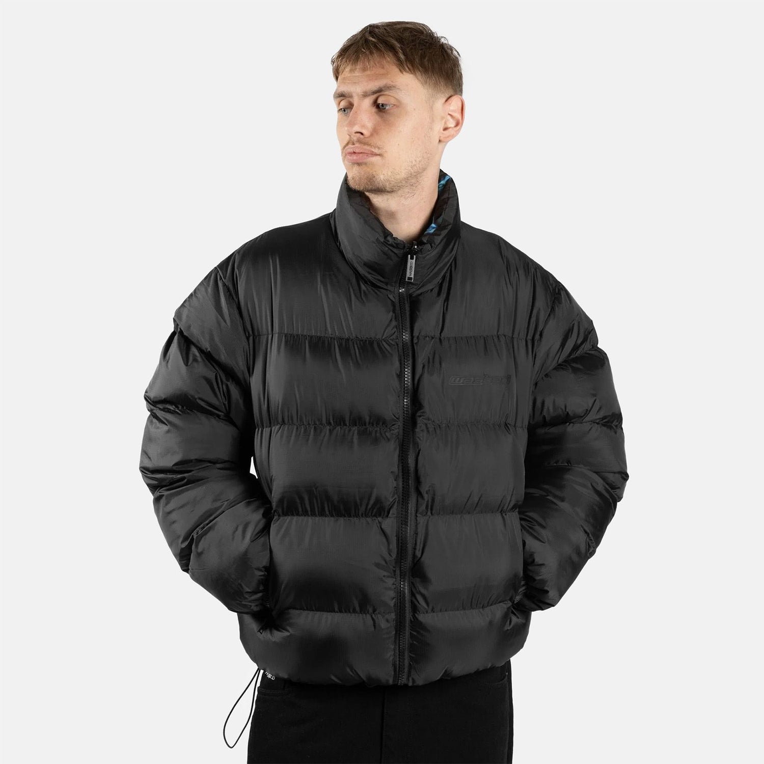 Wasted Paris Fusion Puffer Jacke - Black - Blowout Skateshop