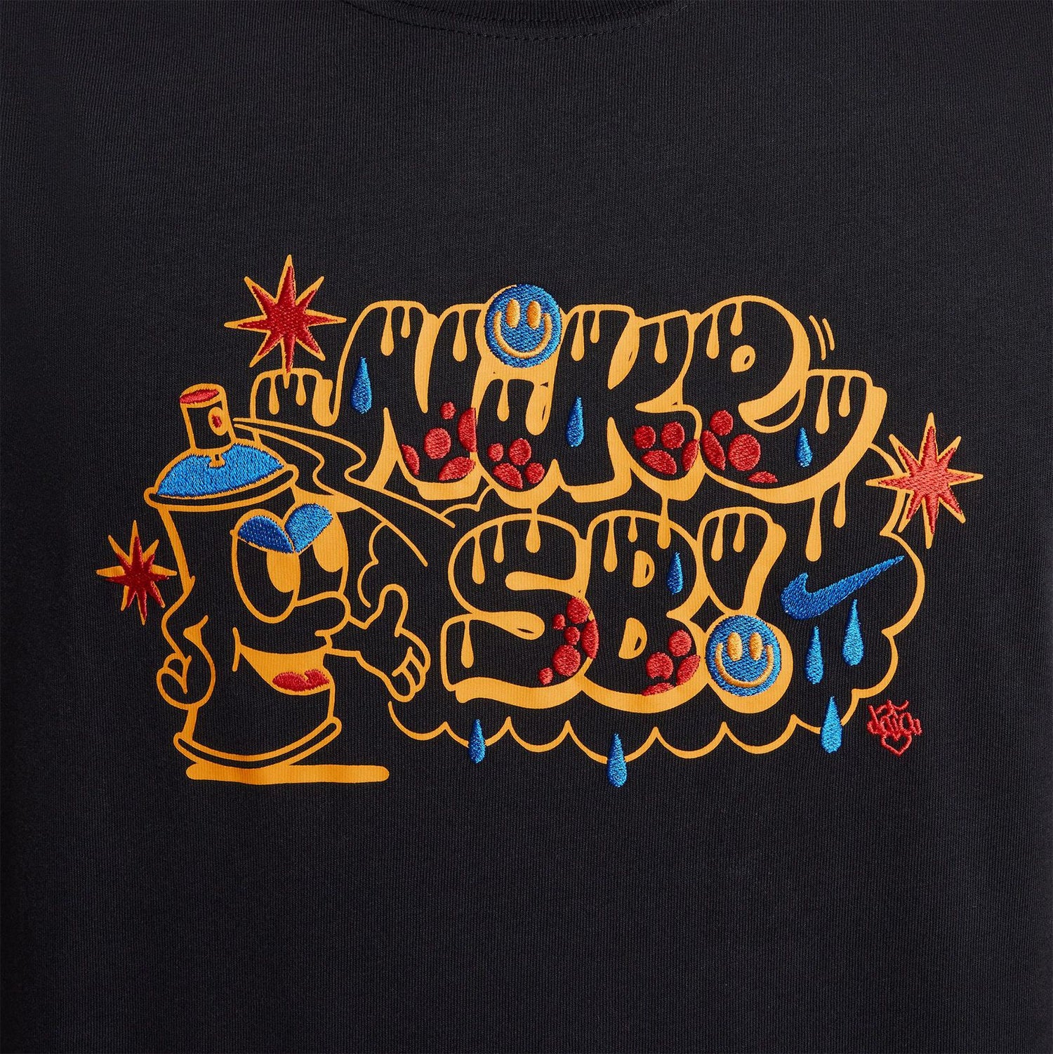 Nike SB Spray Can T-Shirt - Black - Blowout Skateshop