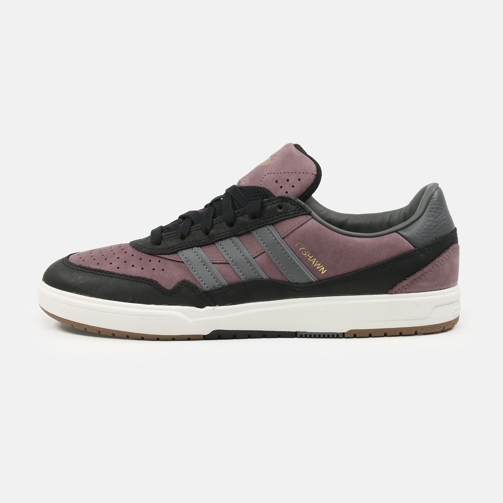 Adidas Tyshawn 2 Sneaker - Shadow Fig / Grey Five / Core Black - Blowout Skateshop