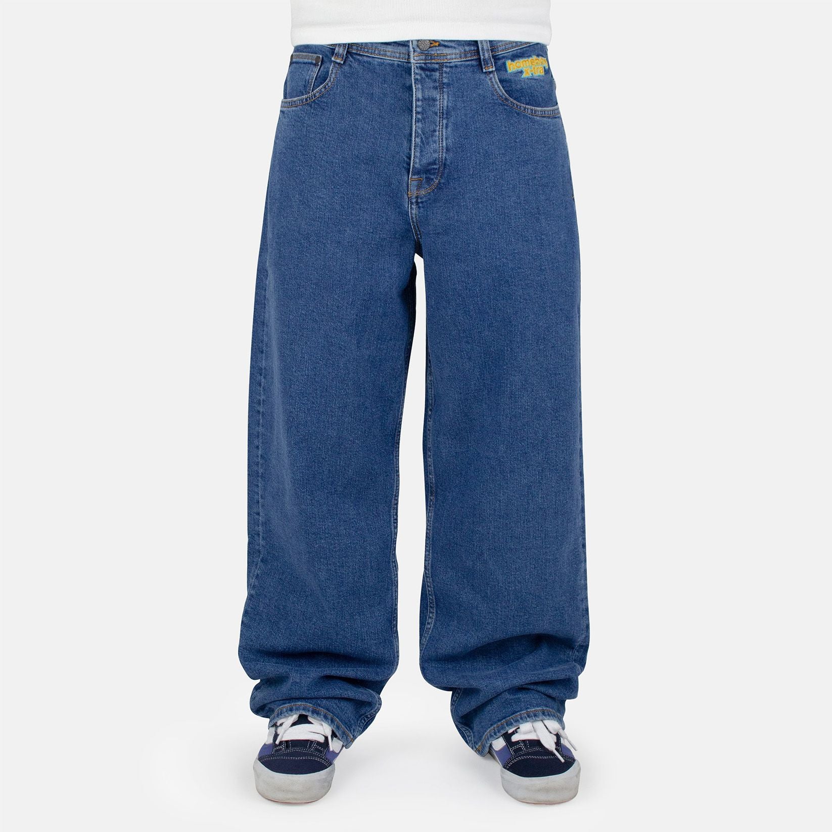 Homeboy X-Tra Monster Pencil Pant - Washed Blue