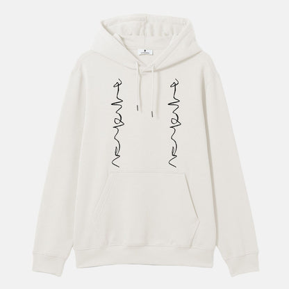 Poetic Collective Crayon Chain Hoodie - Ivory